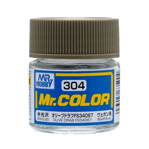 Gunze Mr. Color C304 olivově zelená Olive Drab FS34087 (10 ml)