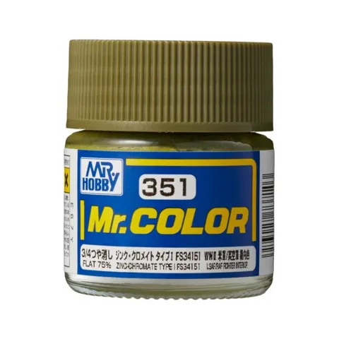 Gunze Mr. Color C351 zinkchromátová (Zinc-Chromate Type FS34151) (10 ml)