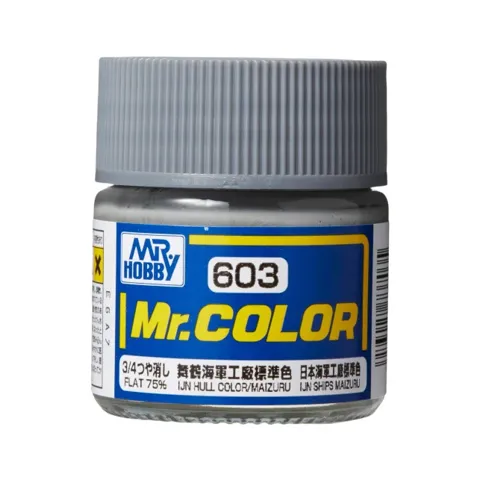 Gunze Mr. Color C603 šedá trupů IJN Maizuru matná (10 ml)