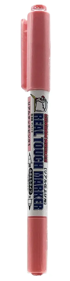Patinovací fix Gunze Mr. Hobby GM410 Real Touch Marker růžová 1 se dvěma hroty
