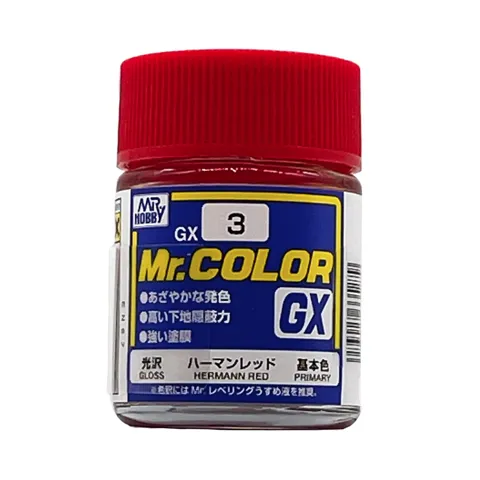 Gunze Mr. Color GX03 červená Harmann (18 ml)