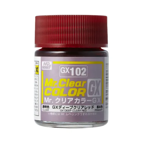 Gunze Mr. Clear Color GX GX102 tmavá čirá červená (18 ml)