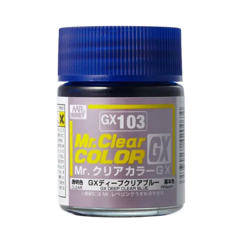 Gunze Mr. Clear Color GX GX103 tmavě modrá transparentní (18 ml)