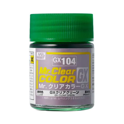 Gunze Mr. Clear Color GX GX104 zelená čirá (18 ml)