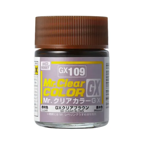 Gunze Mr. Clear Color GX GX109 hnědá transparentní (18 ml)
