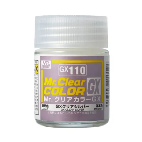 Gunze Mr. Clear Color GX GX110 stříbrná čirá (18 ml)