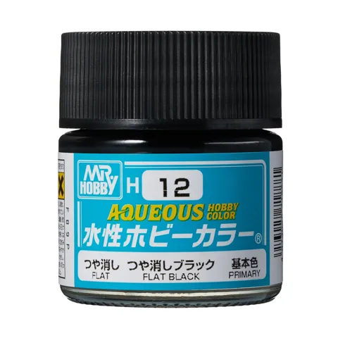 Gunze Aqueous Hobby Color H012 černá matná (10 ml)
