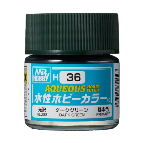 Gunze Aqueous Hobby Color H036 tmavě zelená (10 ml)