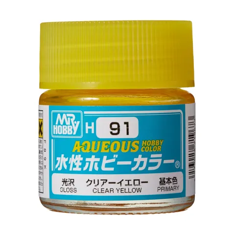 Gunze Aqueous Hobby Color H091 transparentní žlutá (10 ml)