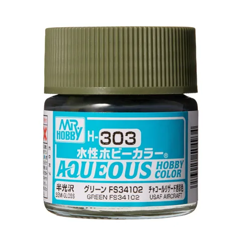 Gunze Aqueous Hobby Color H303 zelená FS 34102 (10 ml)