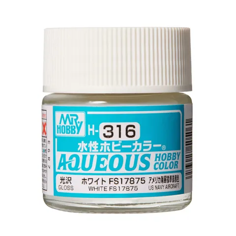 Gunze Aqueous Hobby Color H316 bílá FS 17875 (10 ml)