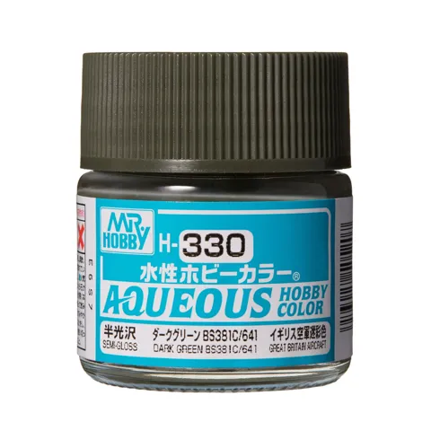 Gunze Aqueous Hobby Color H330 tmavě zelená BS381C/641 (10 ml)