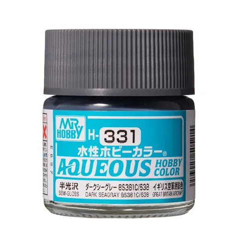 Gunze Aqueous Hobby Color H331 tmavě šedá námořní BS381C/638 (10 ml)