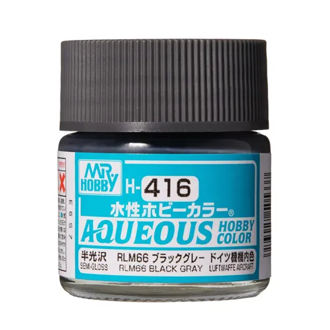 Gunze Aqueous Hobby Color H416 RLM66 černošedá (10 ml)