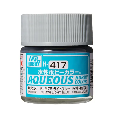 Gunze Aqueous Hobby Color H417 RLM76 světle modrá (10 ml)