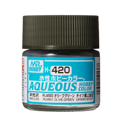 Gunze Aqueous Hobby Color H420 RLM80 olivová zelená (10 ml)