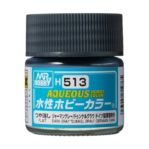 Gunze Aqueous Hobby Color H513 tmavě šedá „Dunkelgrau" (10 ml)