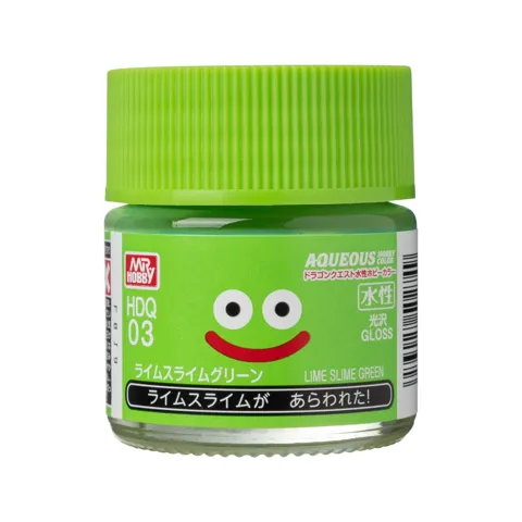 Lahvička akrylové barvy Mr. Hobby Aqueous Hobby Color HDQ02 oranžová She-Slime lesklá