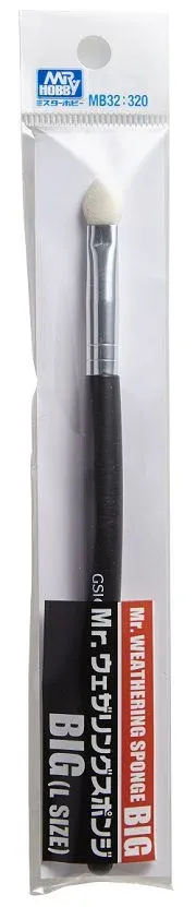 Patinovací houbička Gunze MB32 Mr. Weathering Sponge Big na plastové rukojeti
