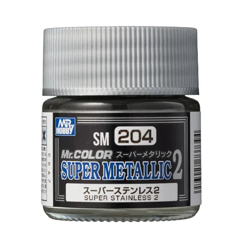Gunze Mr. Color Super Metallic Colors II SM204 nerezová ocel (10 ml)