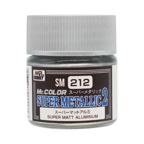 Mr.Hobby Mr. Color Super Metallic 2 SM-212 matný hliník (10 ml)