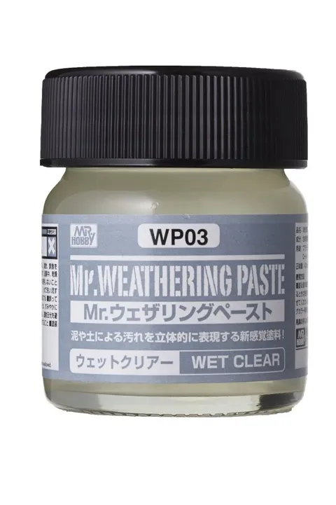 Gunze Mr. Weathering Paste WP03 Wet Clear bezbarvá (40 ml)
