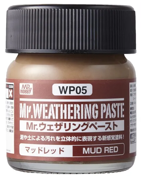 Gunze Mr. Weathering Paste WP05 červenohnědé bahno (40 ml)