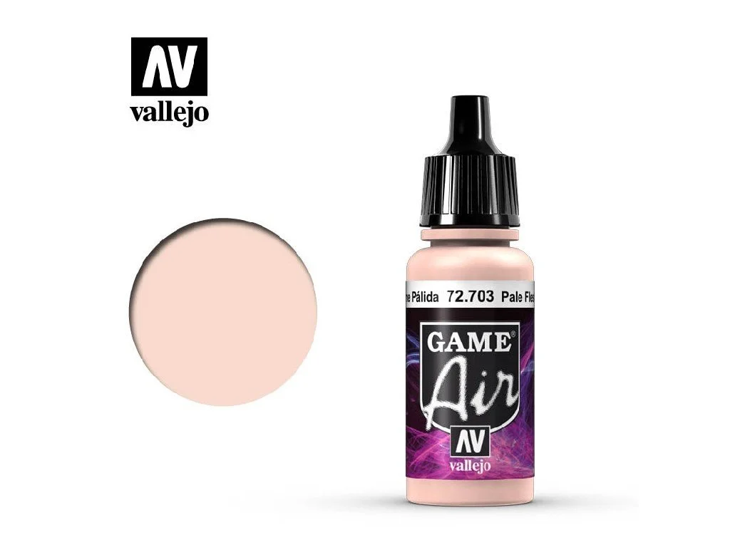 Lahvička akrylové barvy Vallejo Game Air 72703 světlá pleť Pale Fresh 17 ml