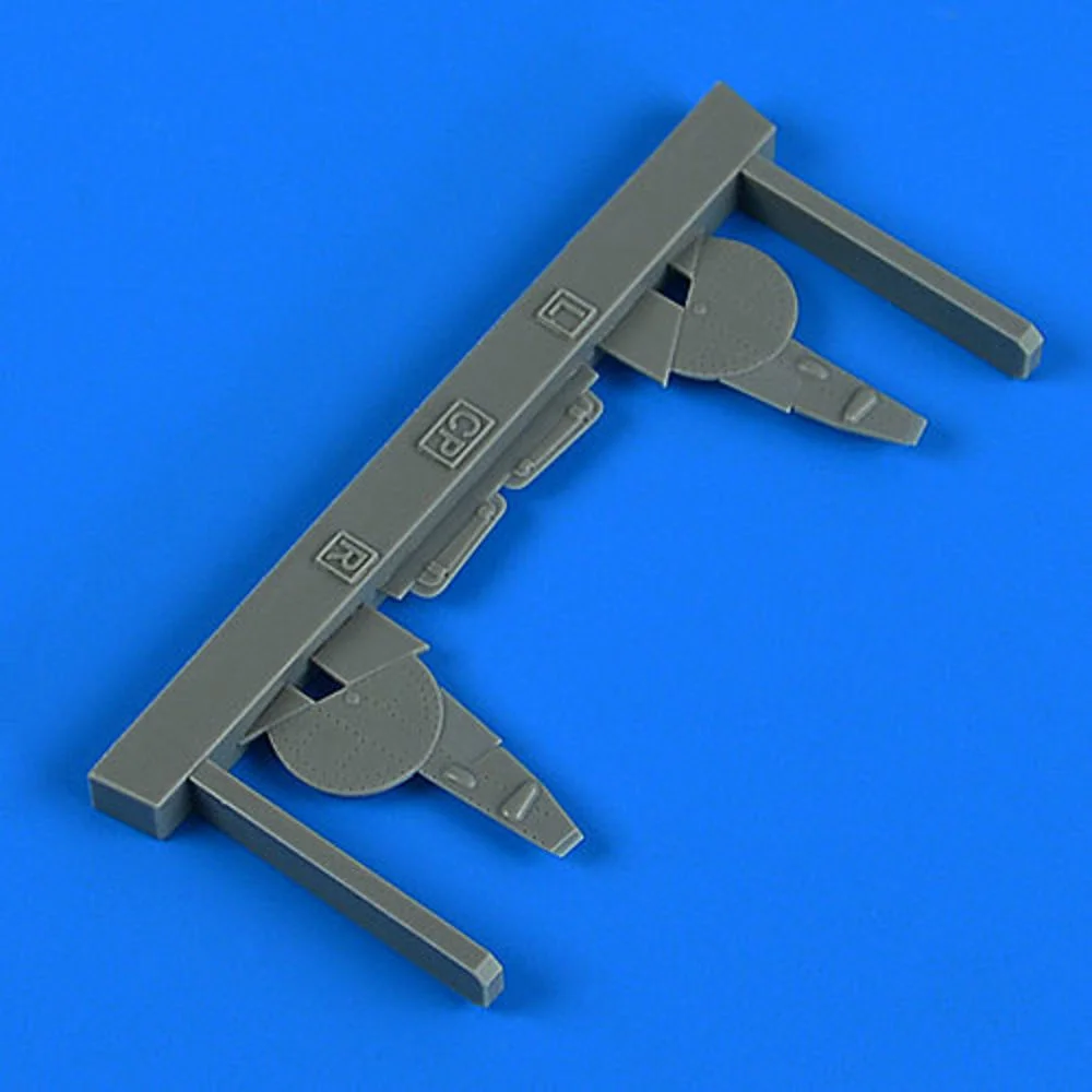Resinové kryty podvozku Quickboost QB72660 pro model La-5 v měřítku 1/72
