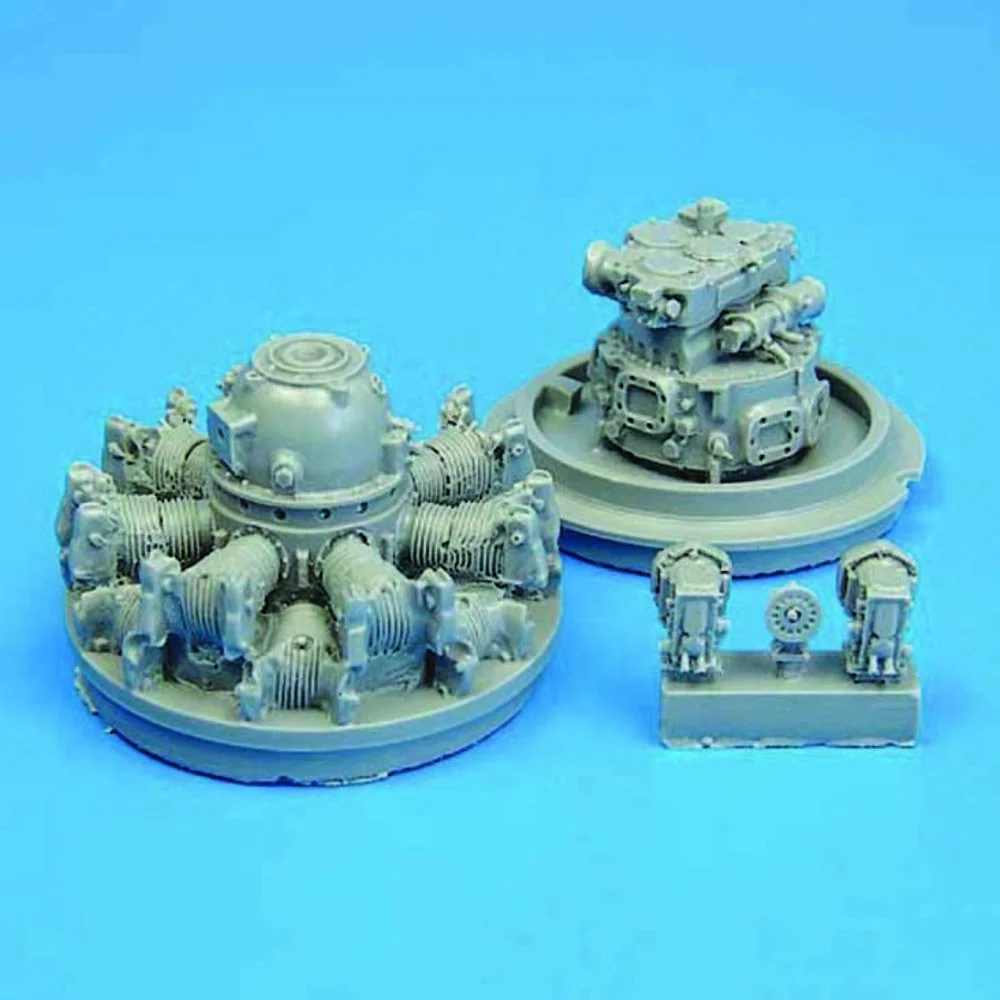 Resinový motor Quickboost QB48013 pro model F4F-4 Wildcat Tamiya v měřítku 1/48