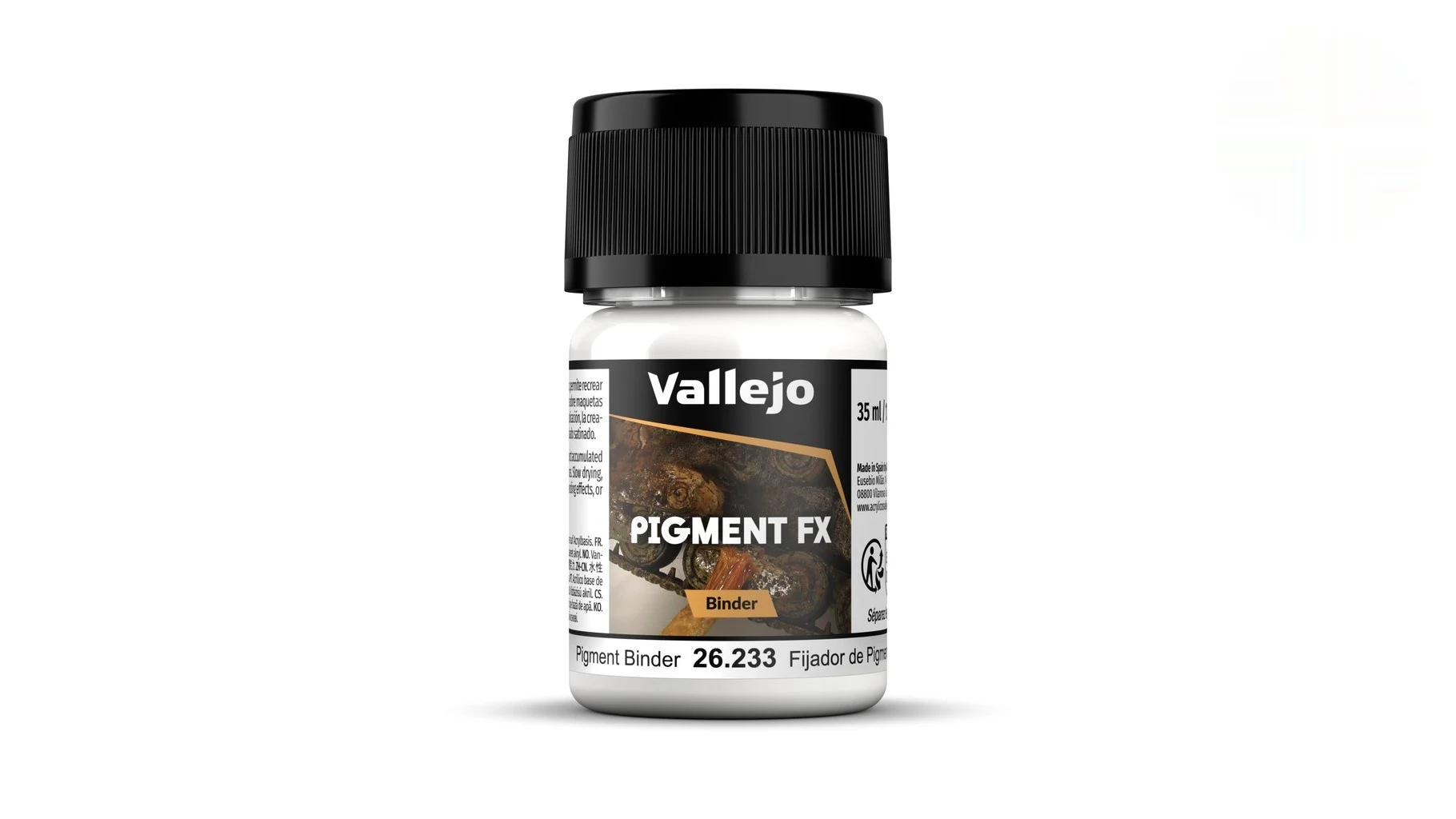 Lahvička Vallejo Auxiliary 26233 Pigment Binder, pojivo pigmentů 35 ml