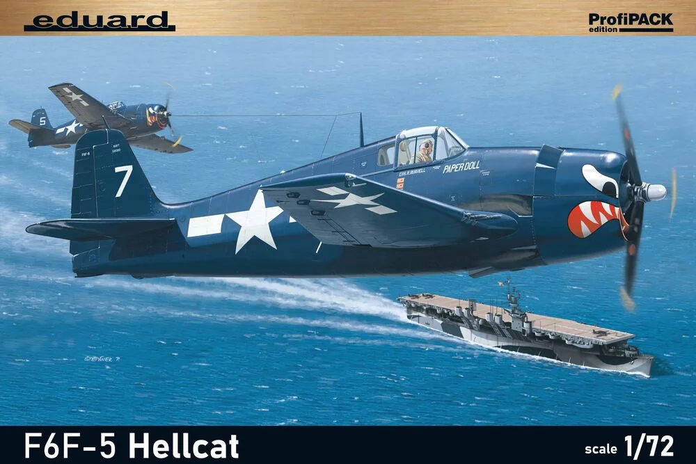 Krabice stavebnice Eduard 7077 F6F-5 Hellcat 1/72 ProfiPACK