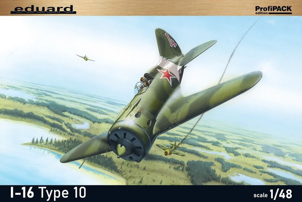 Krabice stavebnice Eduard ProfiPACK 8148 I-16 type 10 v měřítku 1/48