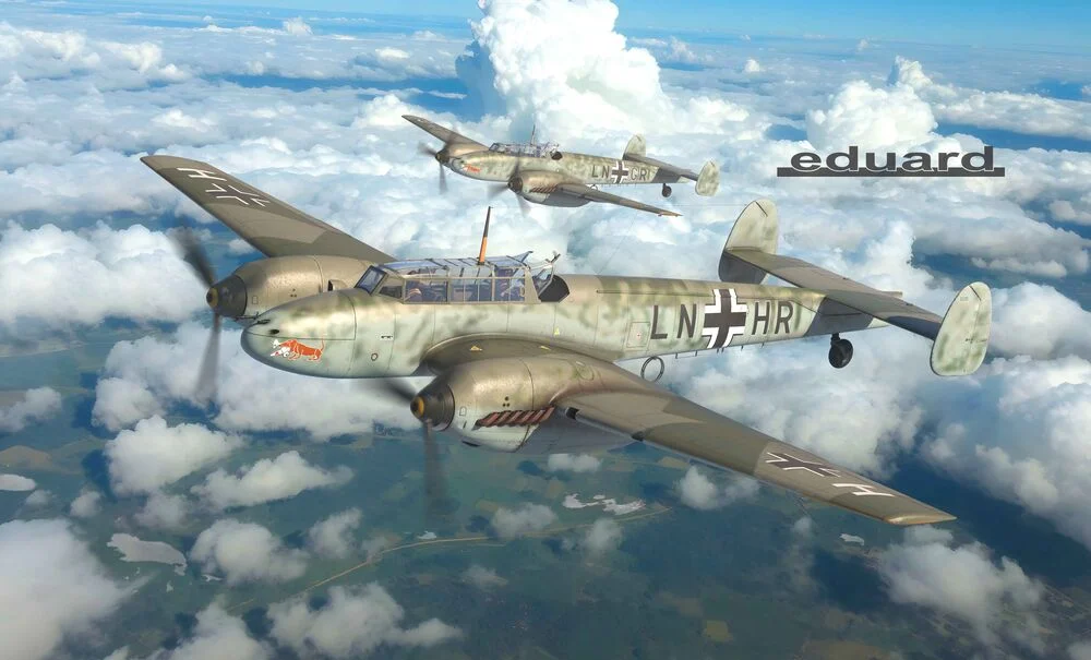 Krabice stavebnice Eduard 8409 Bf 110D Weekend Edition v měřítku 1/48