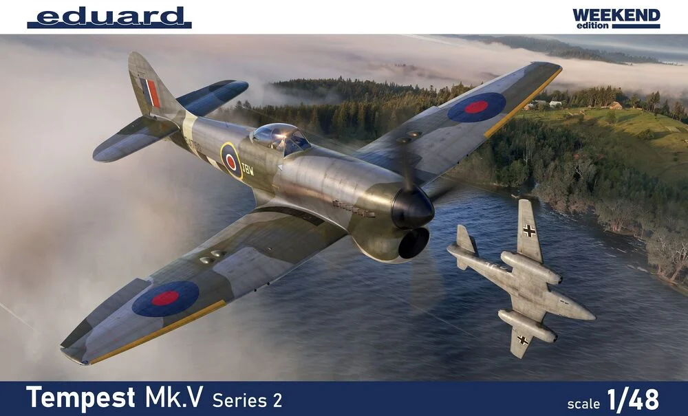 Krabice stavebnice Eduard Weekend Edition 84187 Tempest Mk.V Series 2 v měřítku 1/48