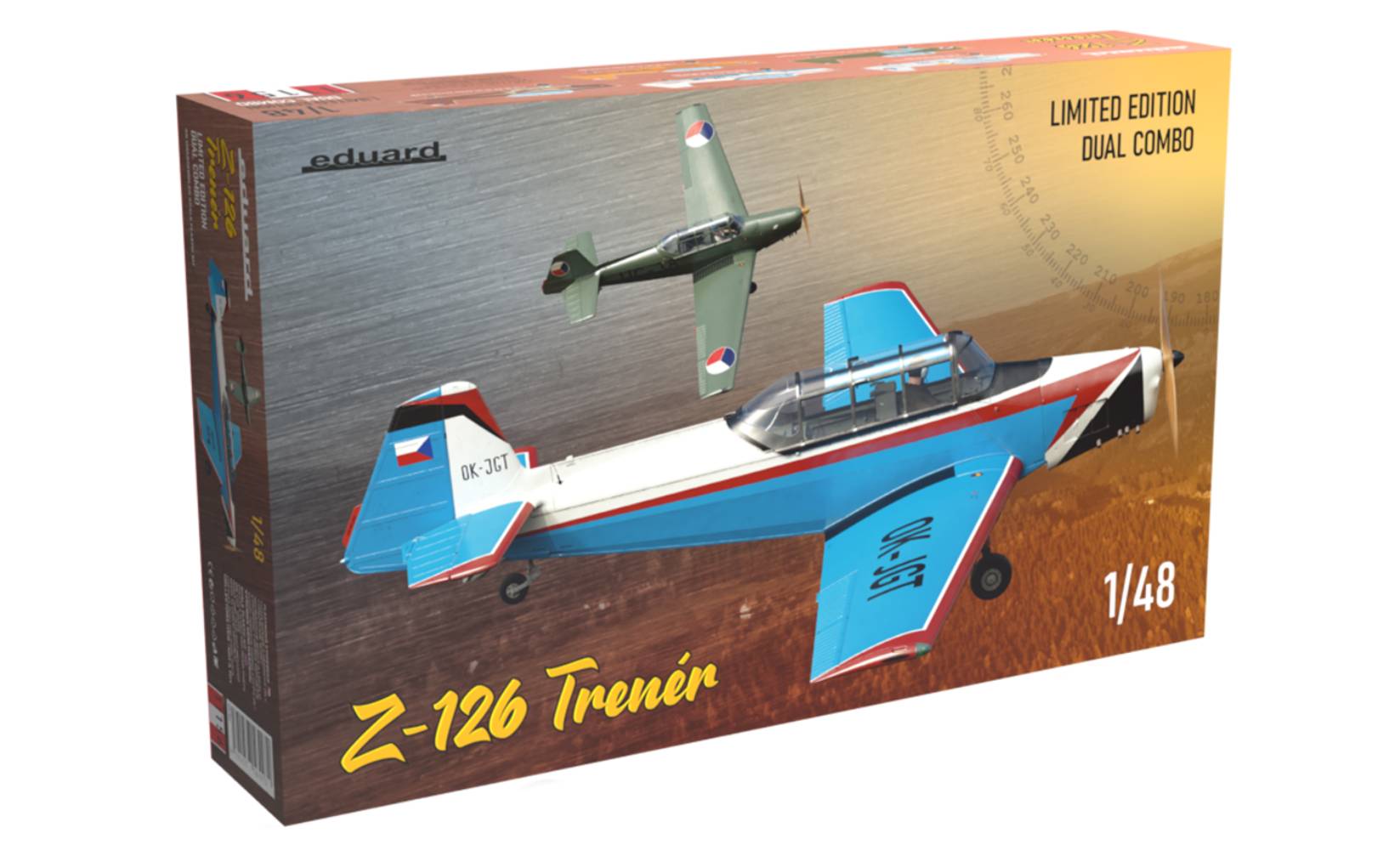 Krabice stavebnice Eduard 11156 Z-126 Trenér DUAL COMBO v měřítku 1/48