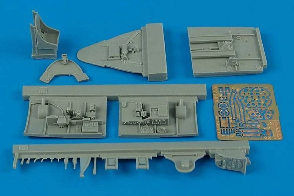 Resinová kokpitová sada Aires 4394 pro F6F-5 Hellcat v měřítku 1/48