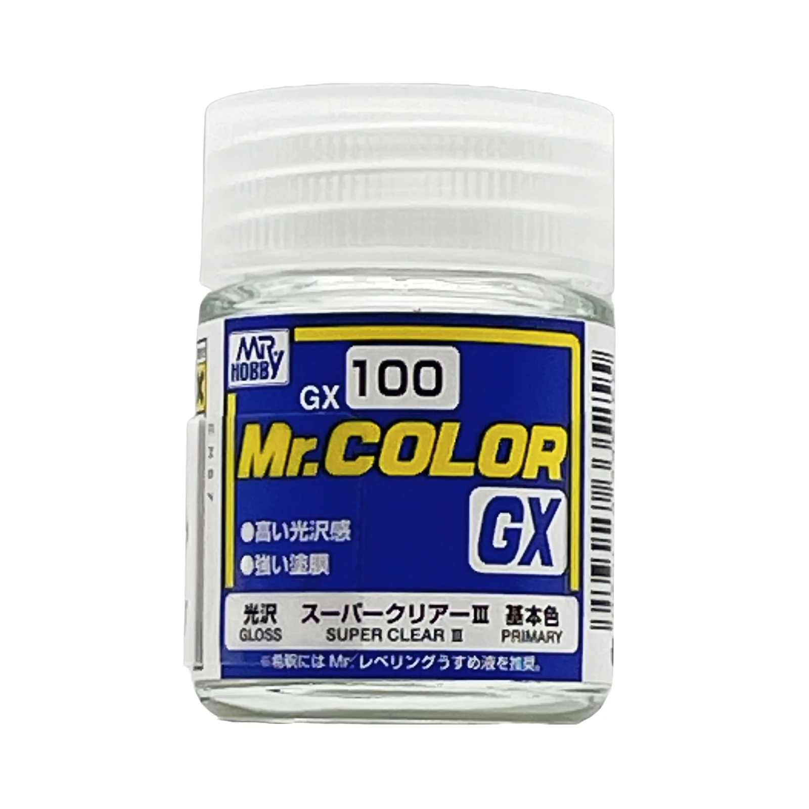 Gunze Mr. Color GX100 Super Clear III lesklý lak (18 ml)